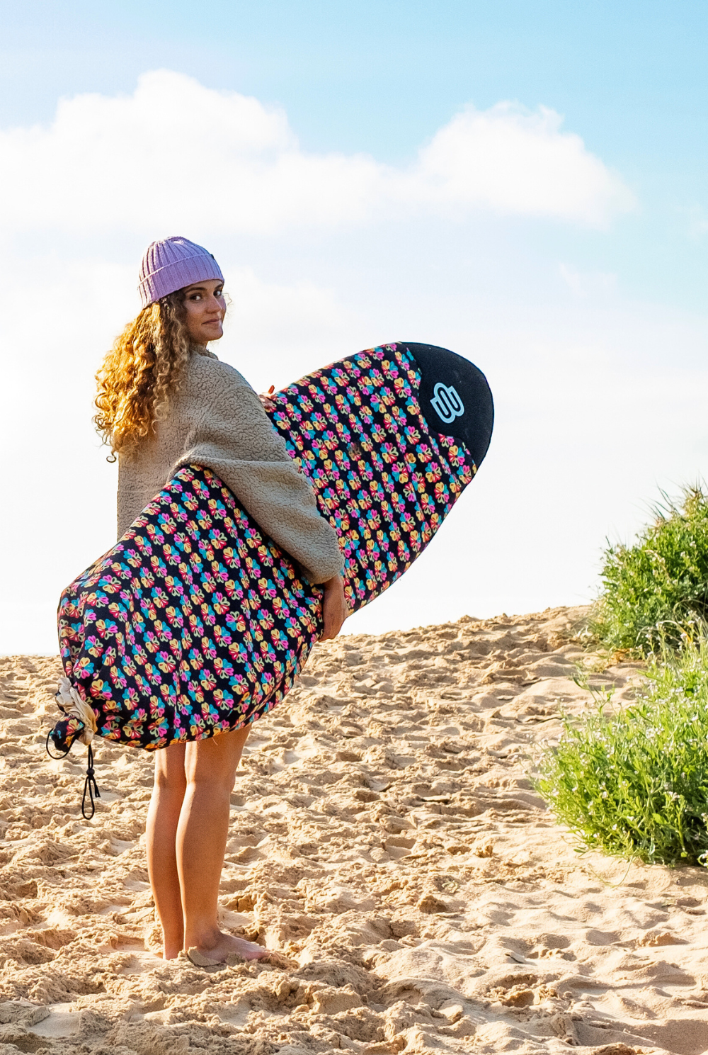 Alien Love Flower - Longboard Surfboard Cover