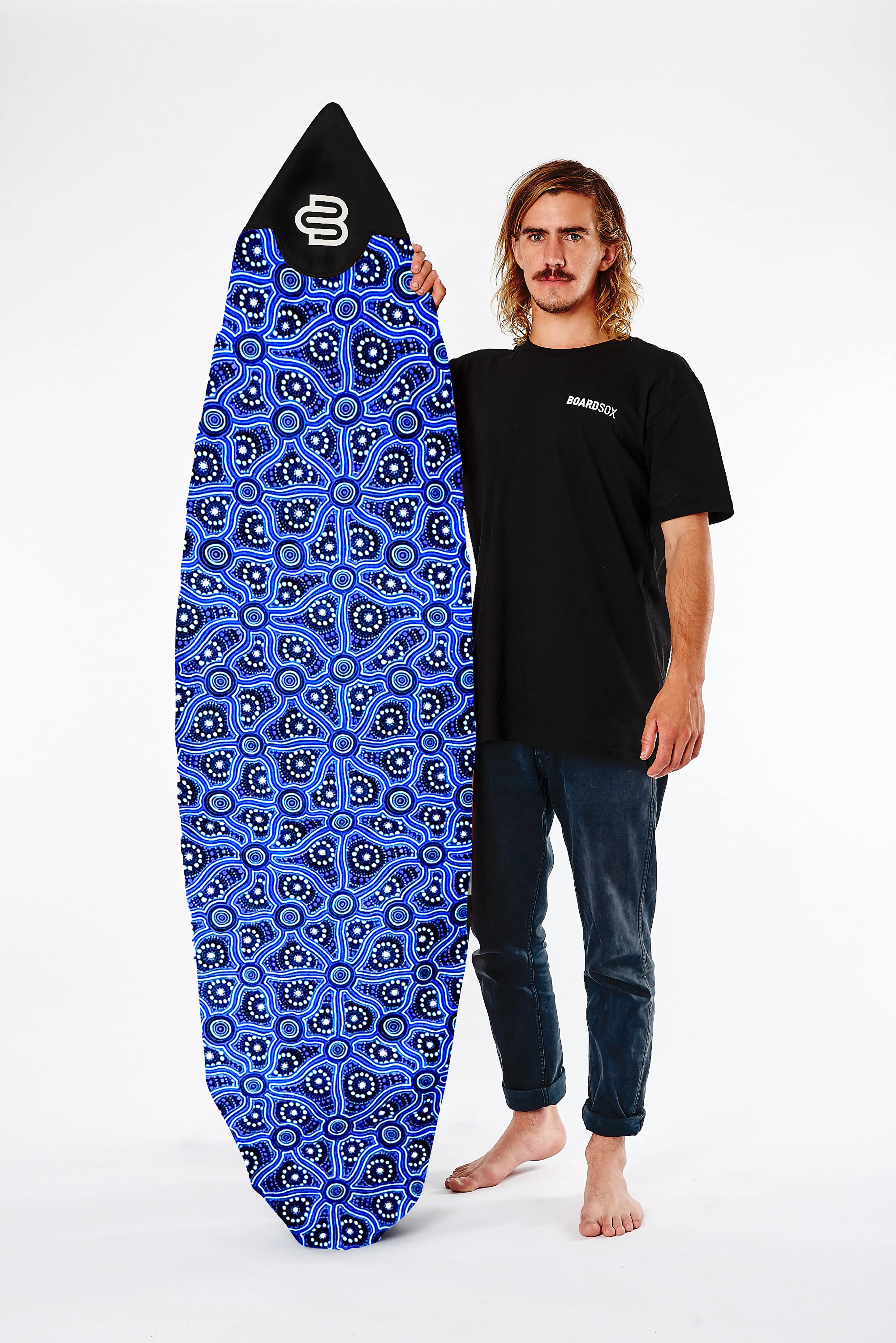 NEW! Saltwater Dreamtime - Short Board Boardsox Canvas Surfboard cover BoardSox