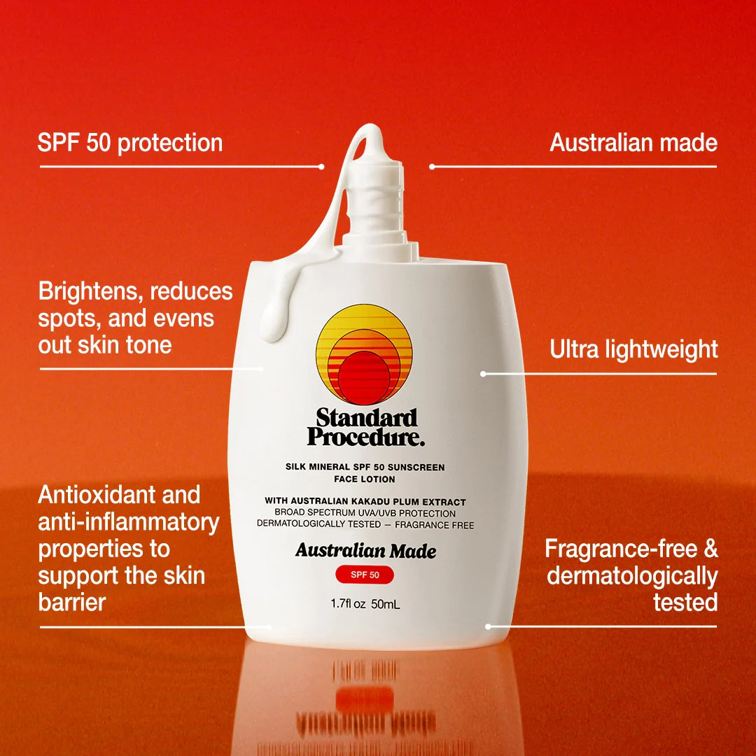 Standard Procedure - Silk Mineral SPF 50 Sunscreen - 50ml