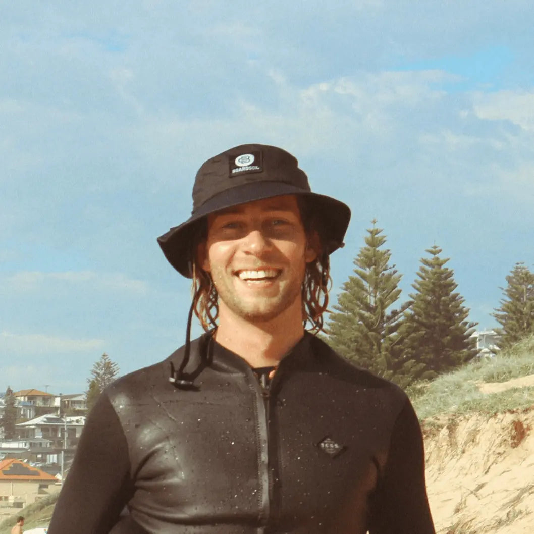 Boardsox Surf Hat - Black - BOARDSOX® AustraliaHat