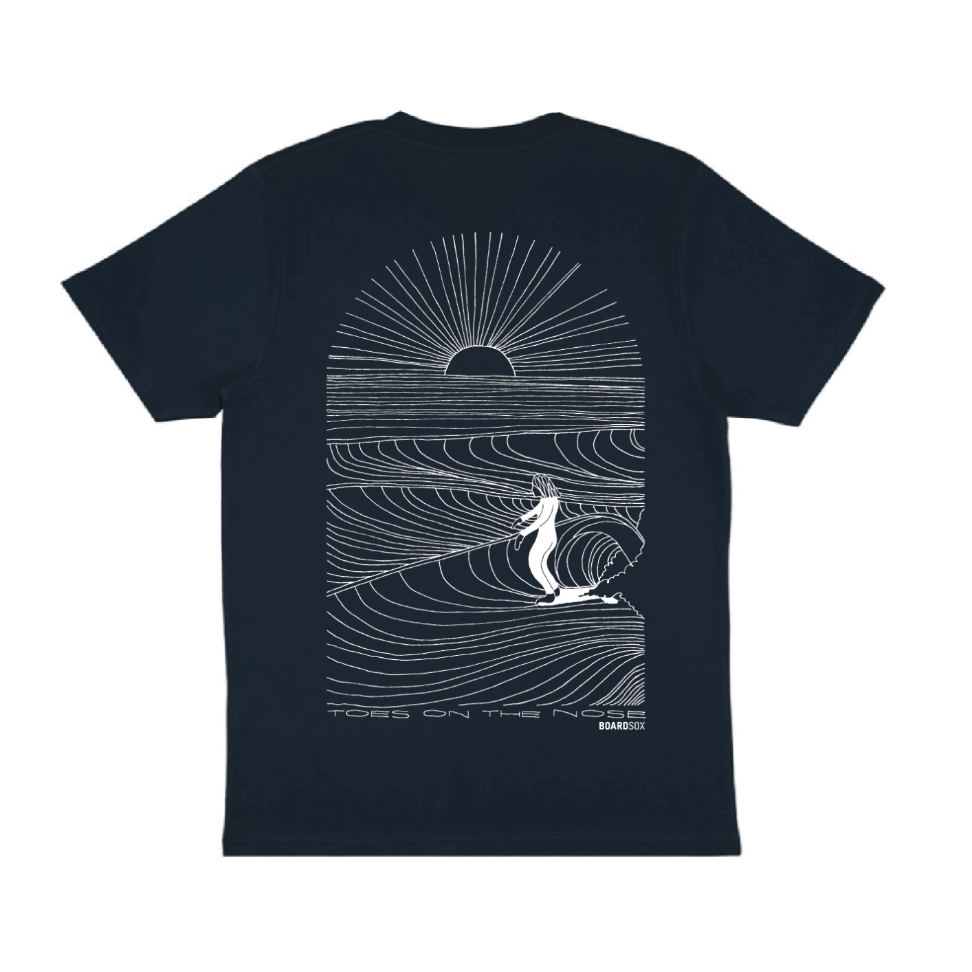Boardsox “Toes on the Nose” T-Shirt | Sustainable Surf Tee Australia
