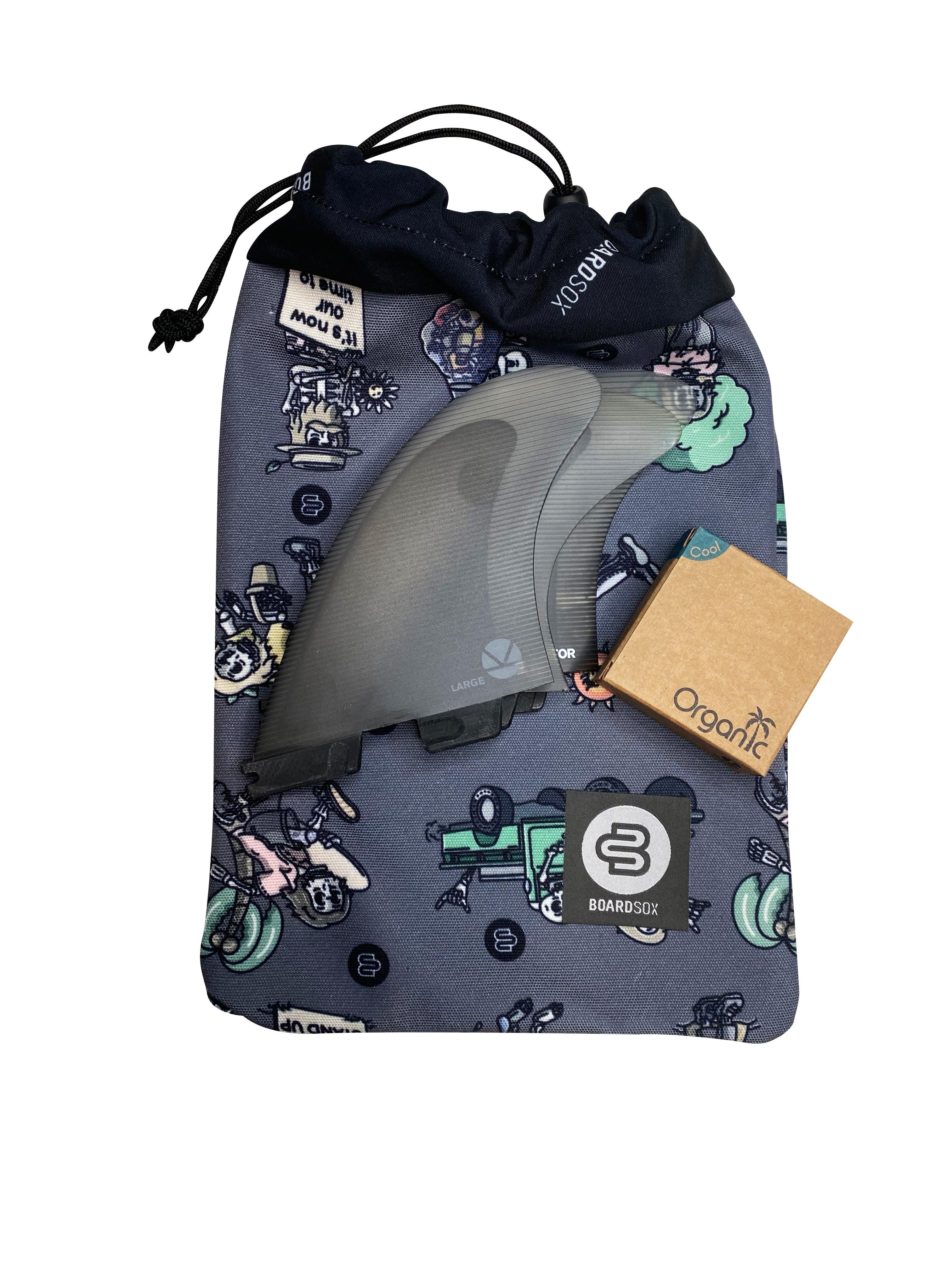Boardsox Wax + Fin Bags - BOARDSOX® Australia