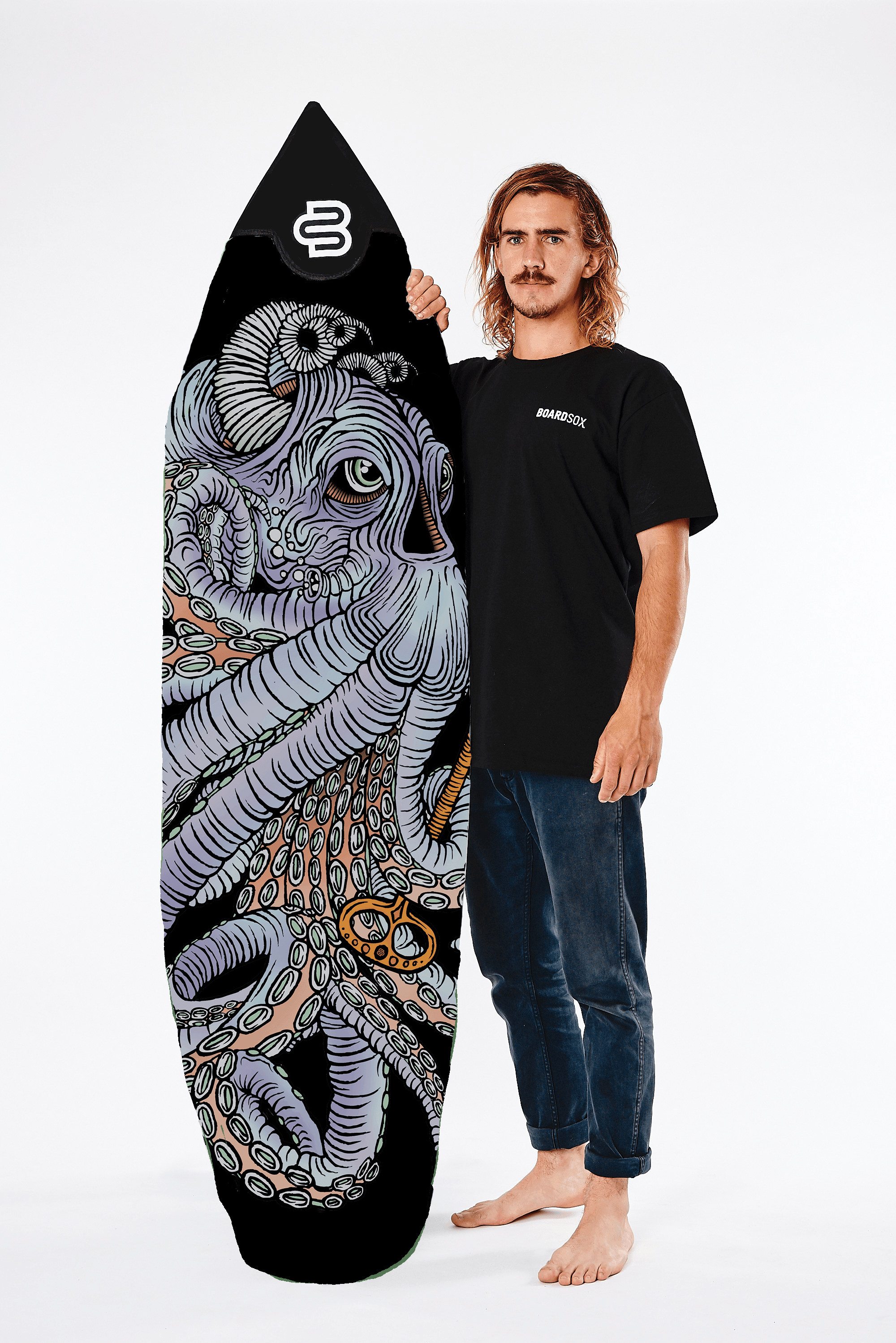 Kraken ♻️ rPET Recycled Boardsox® Short Surfboard Cover - BOARDSOX® AustraliaBoardSox Surfboard Cover