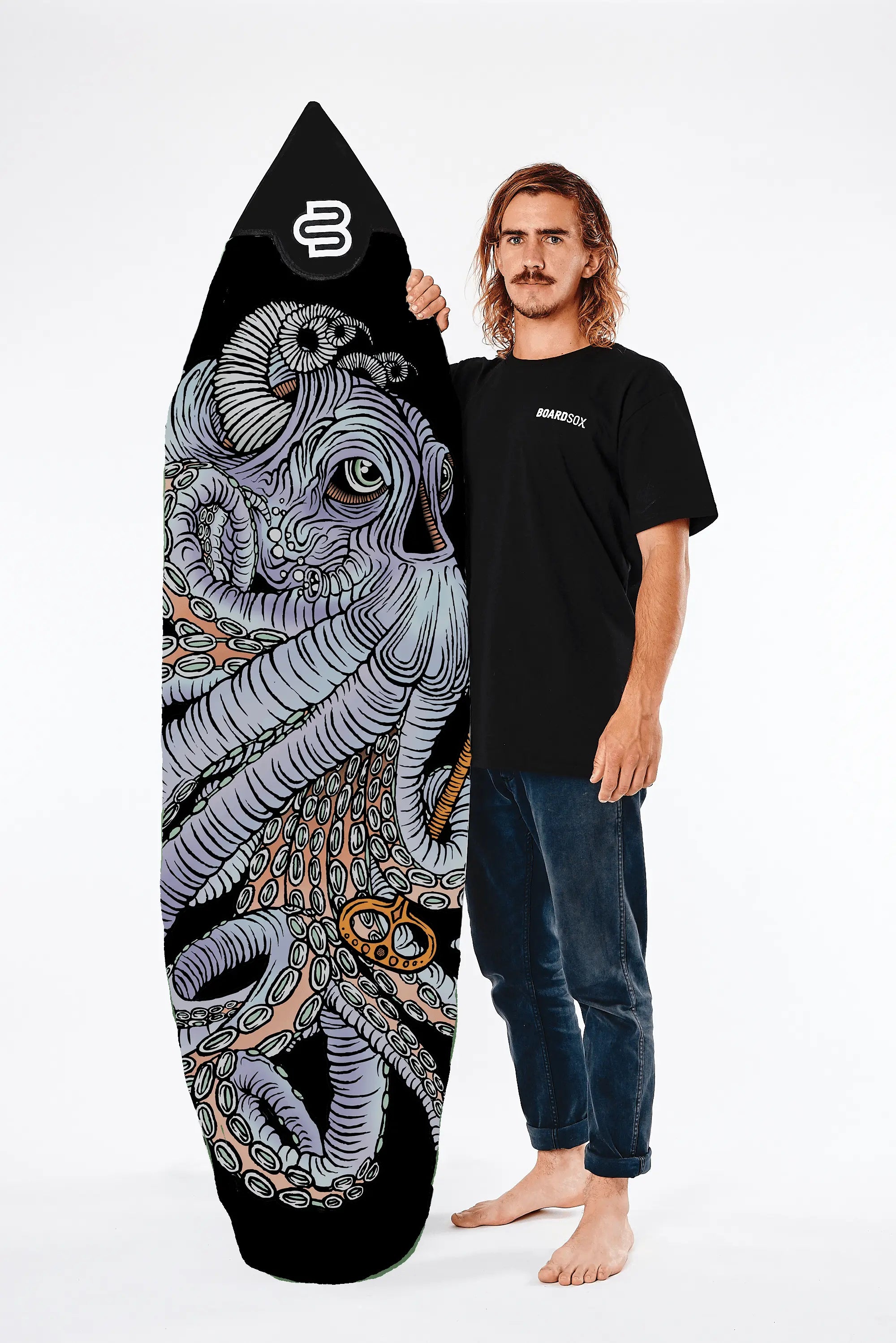 Kraken ♻️ rPET Recycled Boardsox® Short Surfboard Cover - BOARDSOX® AustraliaBoardSox Surfboard Cover