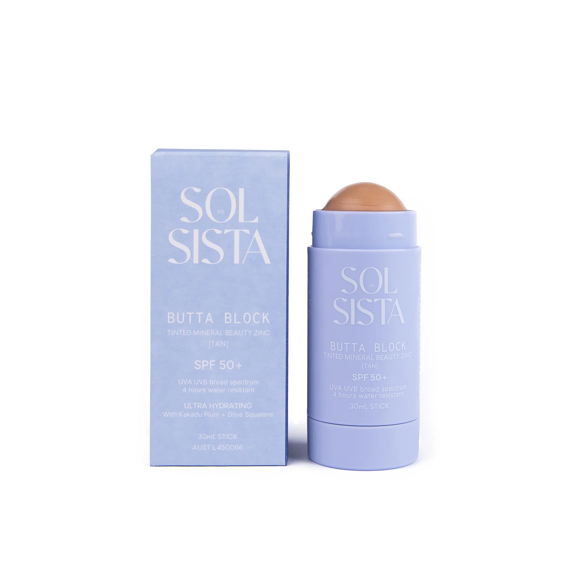 Butta Block SPF50+ Mineral Tinted Sunscreen/Beauty Zinc