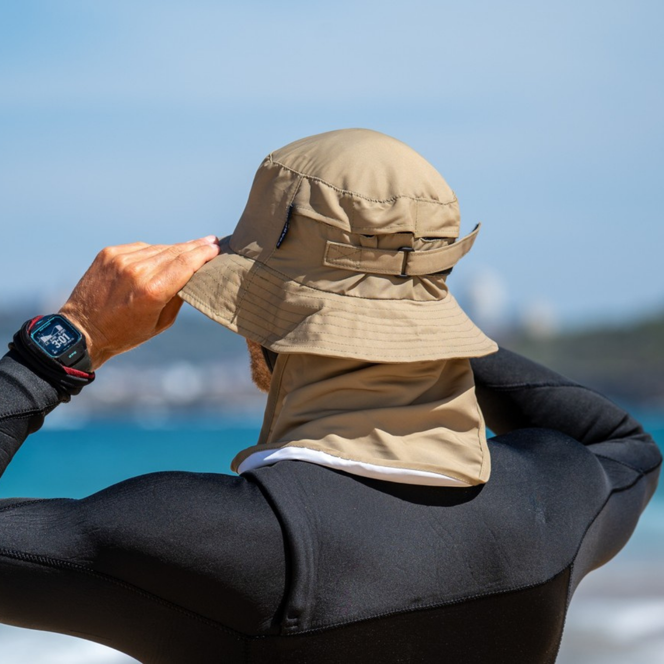 Khaki  Boardsox Surf Hat